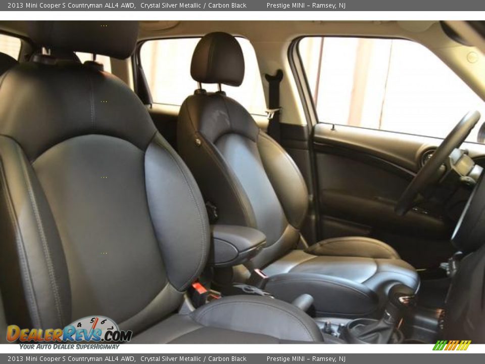 2013 Mini Cooper S Countryman ALL4 AWD Crystal Silver Metallic / Carbon Black Photo #6