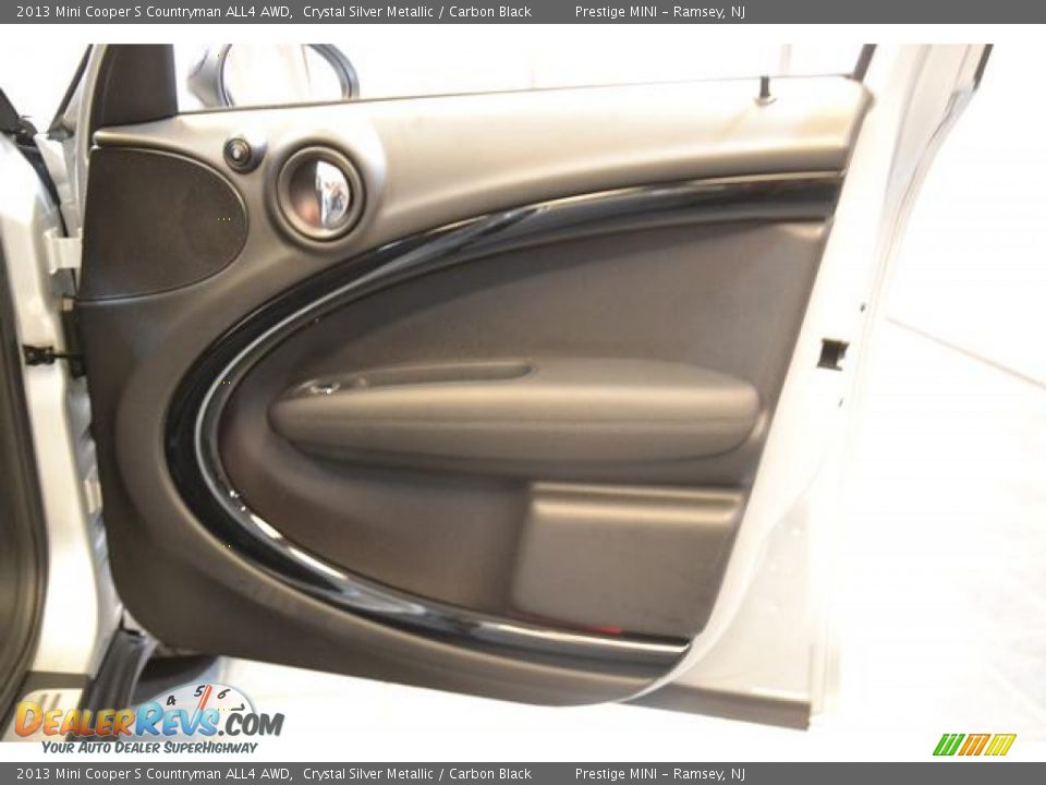 2013 Mini Cooper S Countryman ALL4 AWD Crystal Silver Metallic / Carbon Black Photo #7