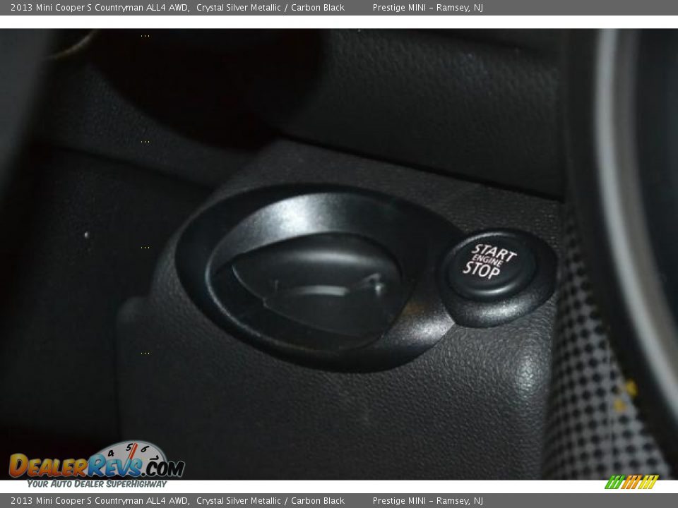 2013 Mini Cooper S Countryman ALL4 AWD Crystal Silver Metallic / Carbon Black Photo #11