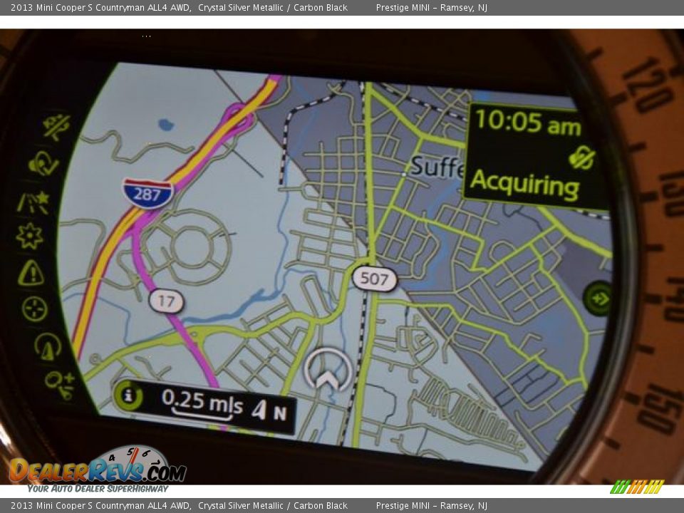 2013 Mini Cooper S Countryman ALL4 AWD Crystal Silver Metallic / Carbon Black Photo #12
