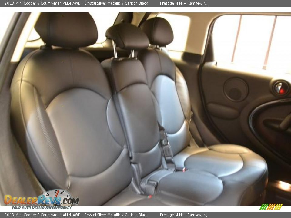 2013 Mini Cooper S Countryman ALL4 AWD Crystal Silver Metallic / Carbon Black Photo #14