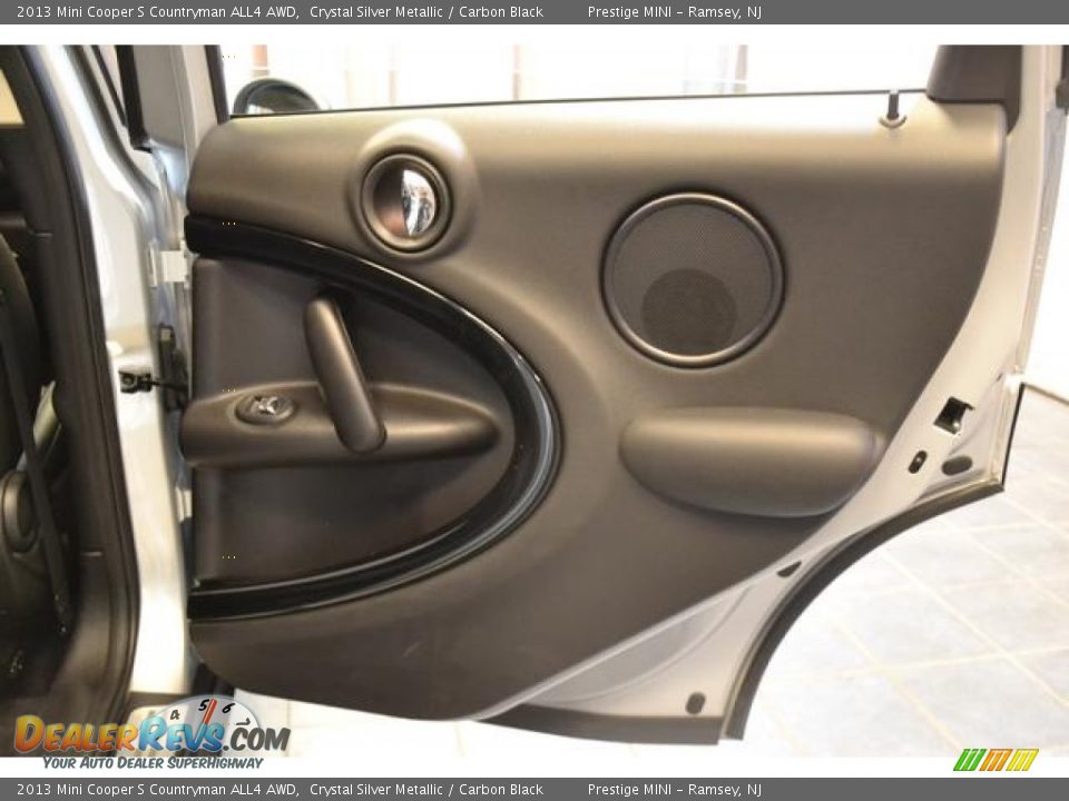 2013 Mini Cooper S Countryman ALL4 AWD Crystal Silver Metallic / Carbon Black Photo #15