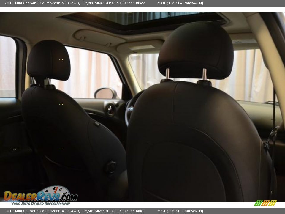 2013 Mini Cooper S Countryman ALL4 AWD Crystal Silver Metallic / Carbon Black Photo #16