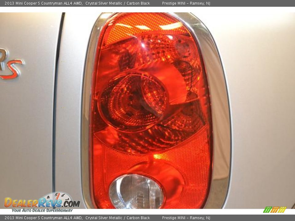 2013 Mini Cooper S Countryman ALL4 AWD Crystal Silver Metallic / Carbon Black Photo #18