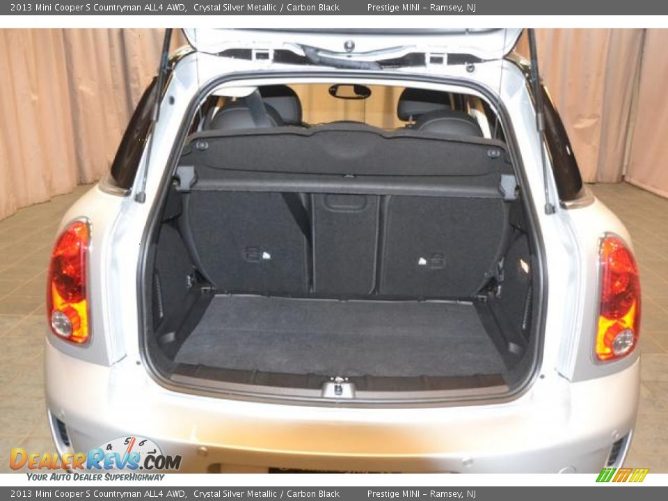 2013 Mini Cooper S Countryman ALL4 AWD Crystal Silver Metallic / Carbon Black Photo #22