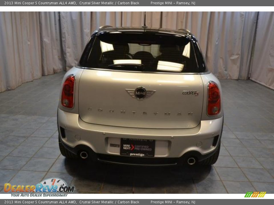 2013 Mini Cooper S Countryman ALL4 AWD Crystal Silver Metallic / Carbon Black Photo #23