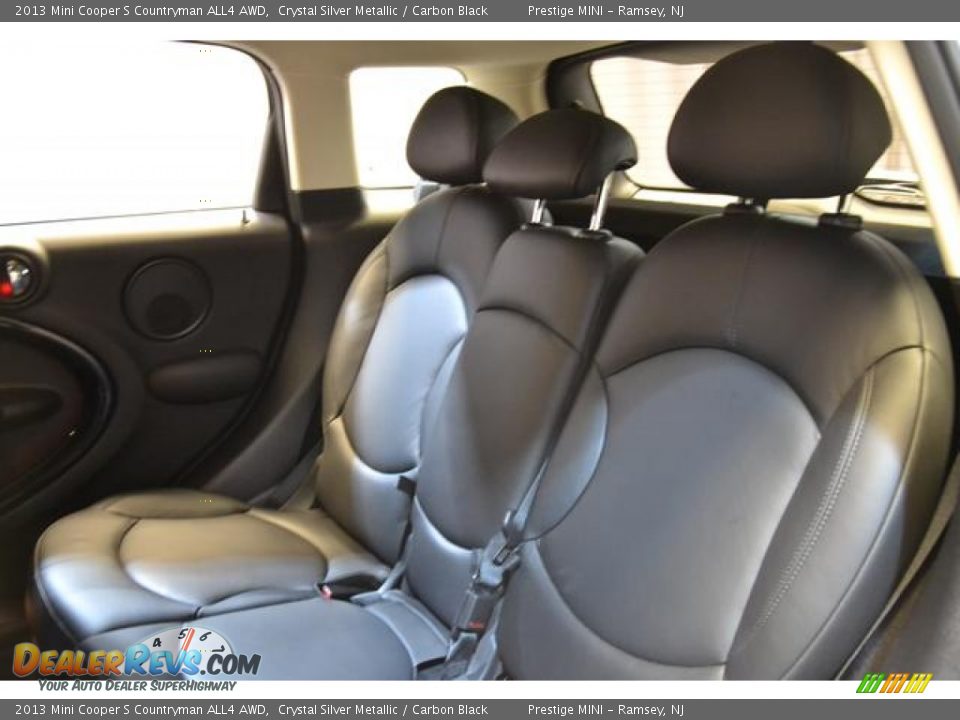 2013 Mini Cooper S Countryman ALL4 AWD Crystal Silver Metallic / Carbon Black Photo #25
