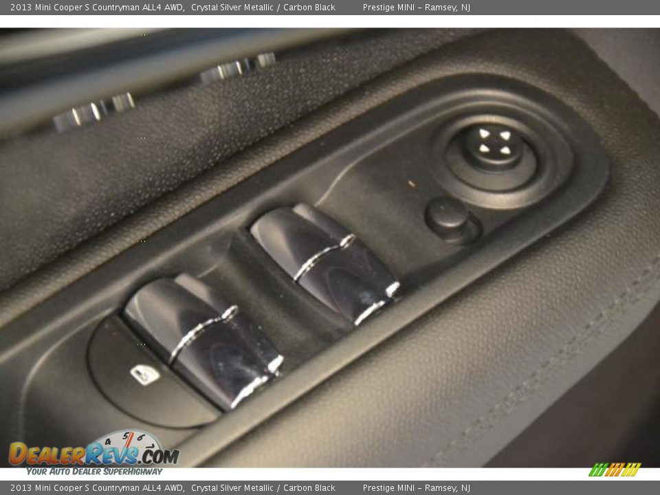 2013 Mini Cooper S Countryman ALL4 AWD Crystal Silver Metallic / Carbon Black Photo #28