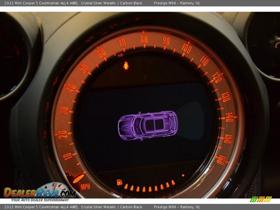 2013 Mini Cooper S Countryman ALL4 AWD Crystal Silver Metallic / Carbon Black Photo #32