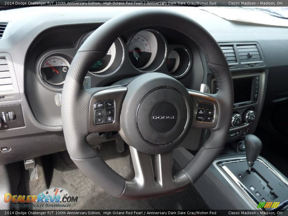 2014 Dodge Challenger R/T 100th Anniversary Edition Steering Wheel Photo #12