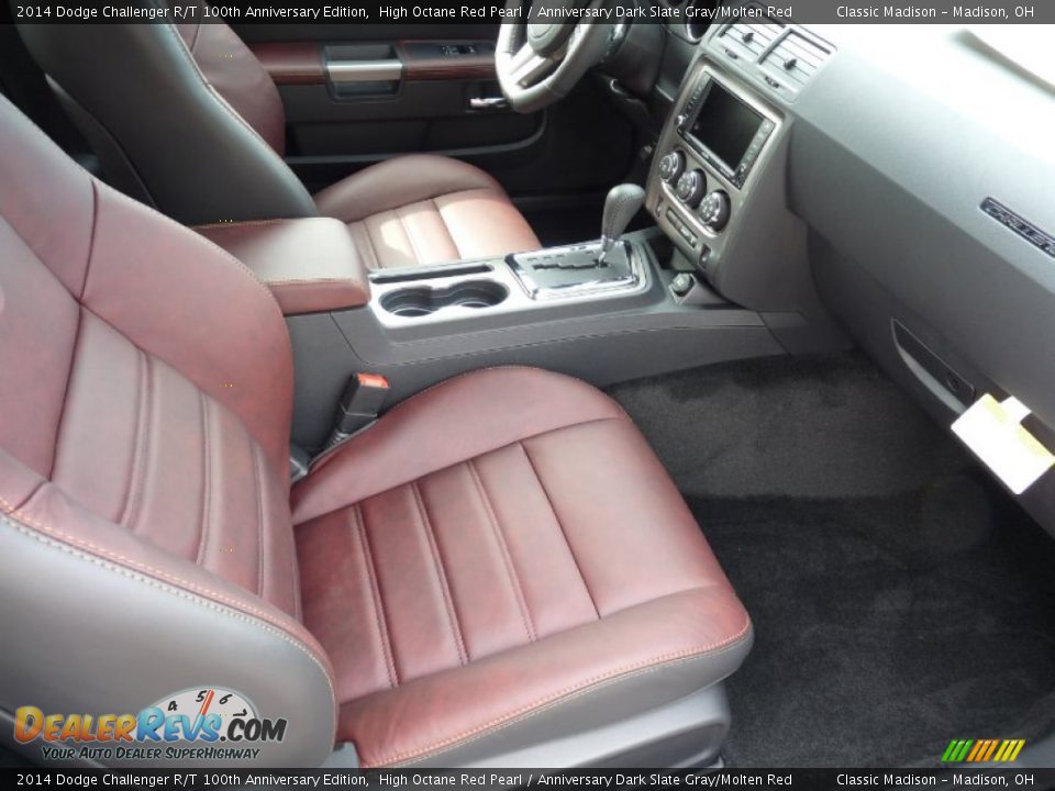 Front Seat of 2014 Dodge Challenger R/T 100th Anniversary Edition Photo #19
