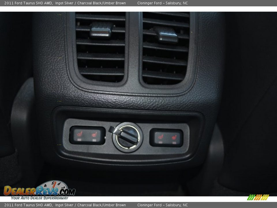 2011 Ford Taurus SHO AWD Ingot Silver / Charcoal Black/Umber Brown Photo #18