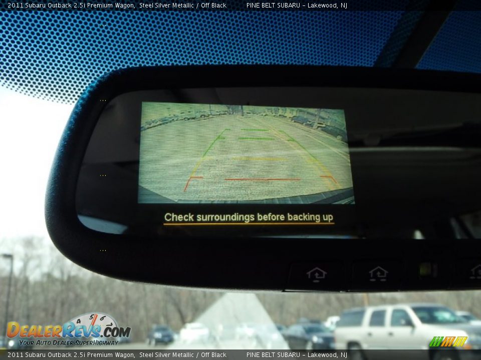 2011 Subaru Outback 2.5i Premium Wagon Steel Silver Metallic / Off Black Photo #21