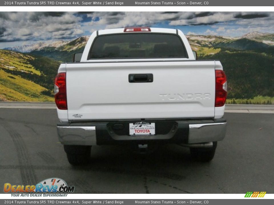 2014 Toyota Tundra SR5 TRD Crewmax 4x4 Super White / Sand Beige Photo #4
