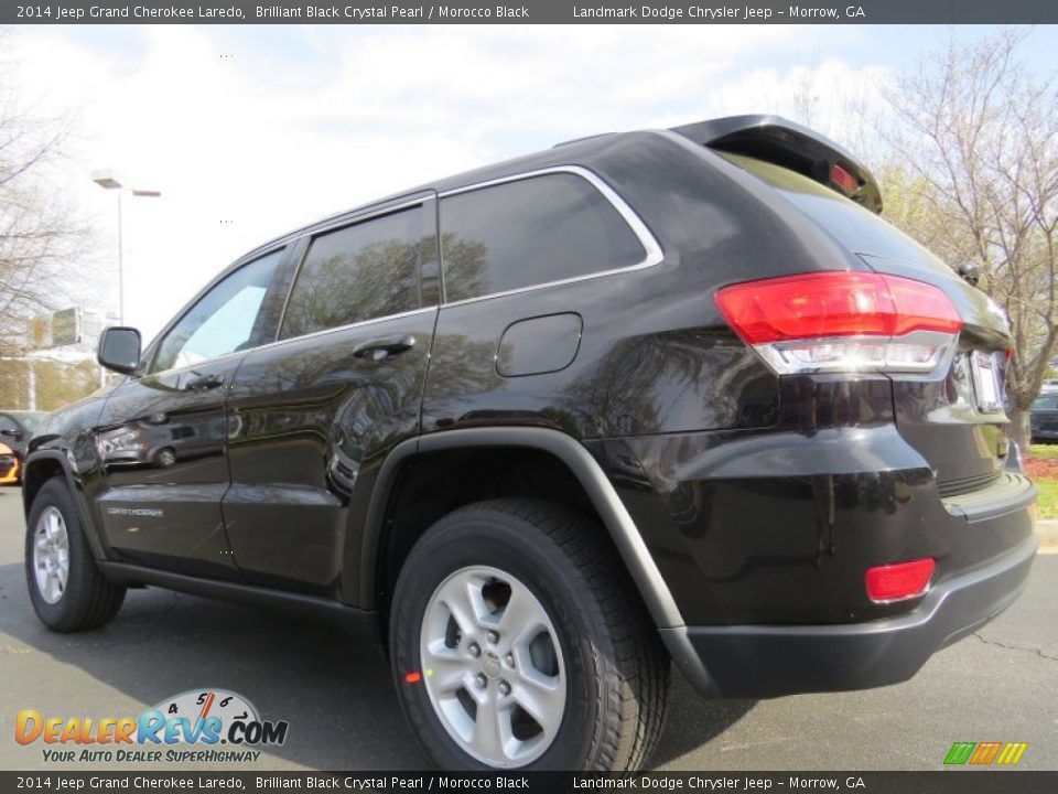 2014 Jeep Grand Cherokee Laredo Brilliant Black Crystal Pearl / Morocco Black Photo #2