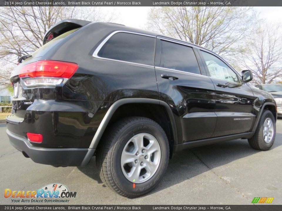 2014 Jeep Grand Cherokee Laredo Brilliant Black Crystal Pearl / Morocco Black Photo #3