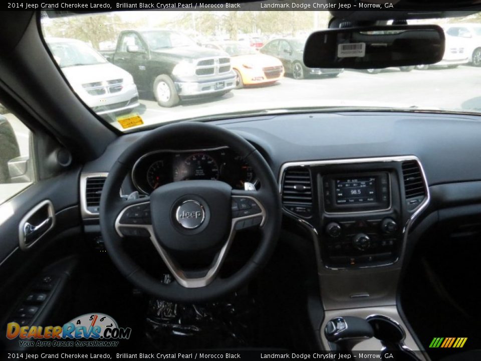 2014 Jeep Grand Cherokee Laredo Brilliant Black Crystal Pearl / Morocco Black Photo #9