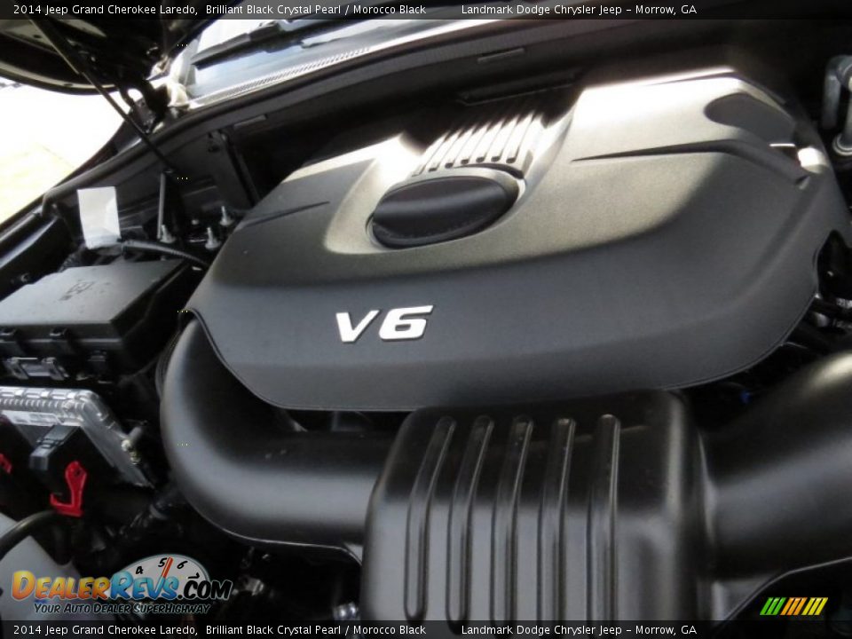 2014 Jeep Grand Cherokee Laredo Brilliant Black Crystal Pearl / Morocco Black Photo #10