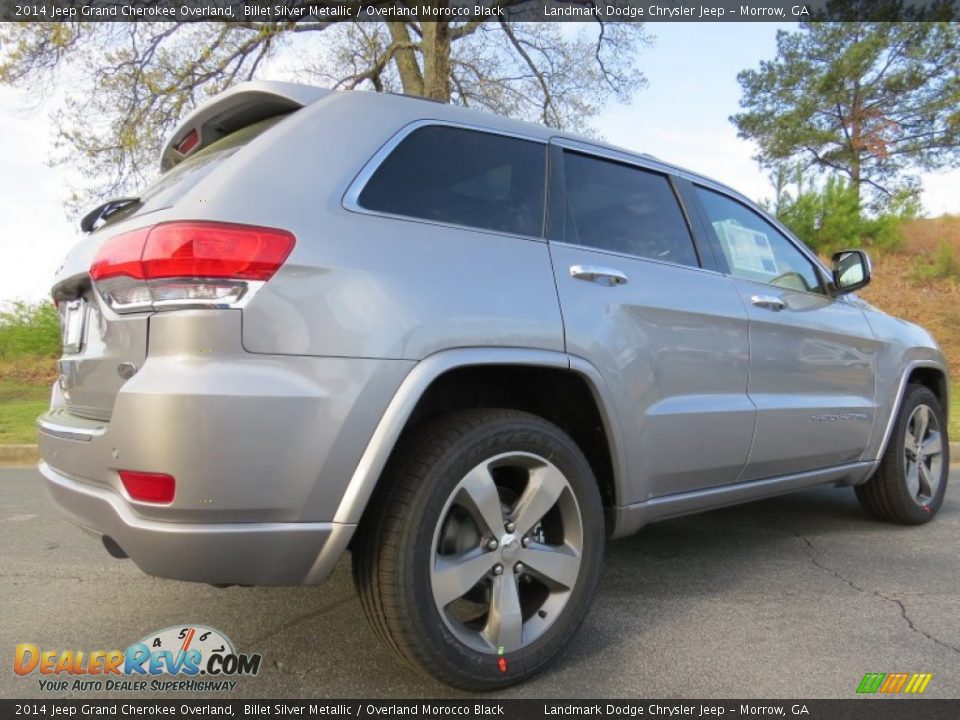 2014 Jeep Grand Cherokee Overland Billet Silver Metallic / Overland Morocco Black Photo #14