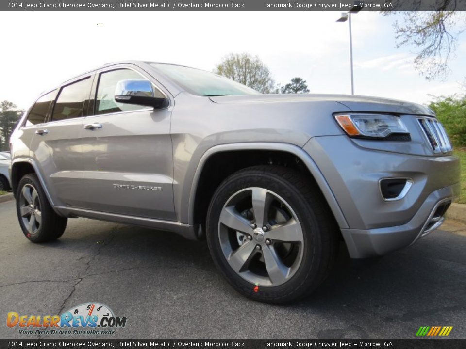 2014 Jeep Grand Cherokee Overland Billet Silver Metallic / Overland Morocco Black Photo #15