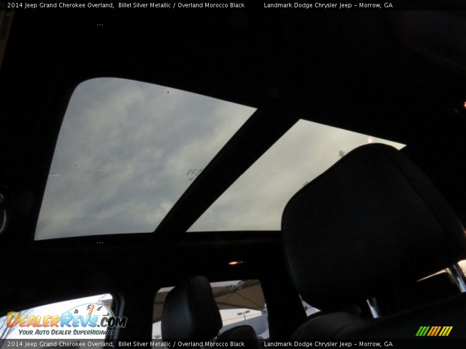 2014 Jeep Grand Cherokee Overland Billet Silver Metallic / Overland Morocco Black Photo #17