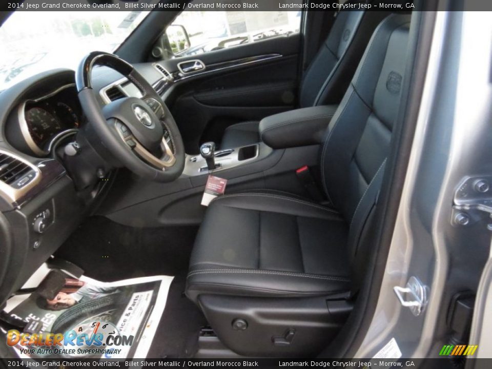 2014 Jeep Grand Cherokee Overland Billet Silver Metallic / Overland Morocco Black Photo #18