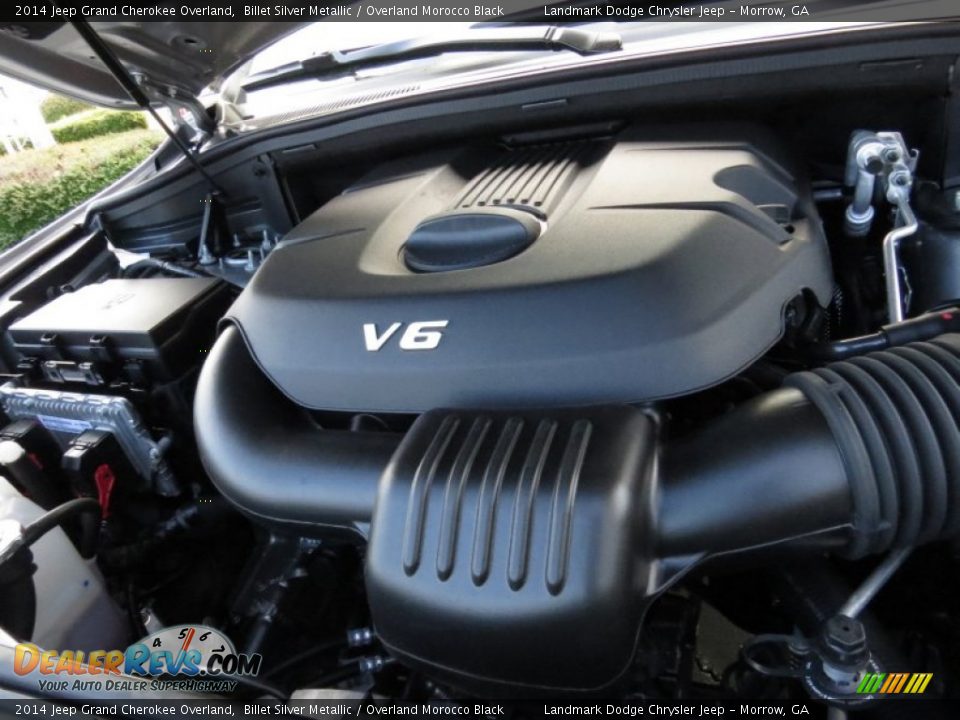 2014 Jeep Grand Cherokee Overland Billet Silver Metallic / Overland Morocco Black Photo #21