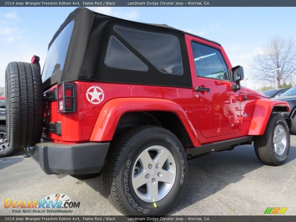 2014 Jeep Wrangler Freedom Edition 4x4 Flame Red / Black Photo #3
