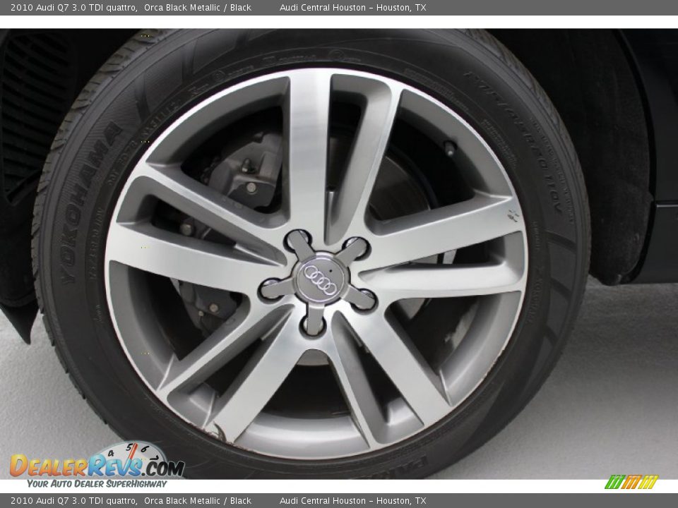 2010 Audi Q7 3.0 TDI quattro Orca Black Metallic / Black Photo #4