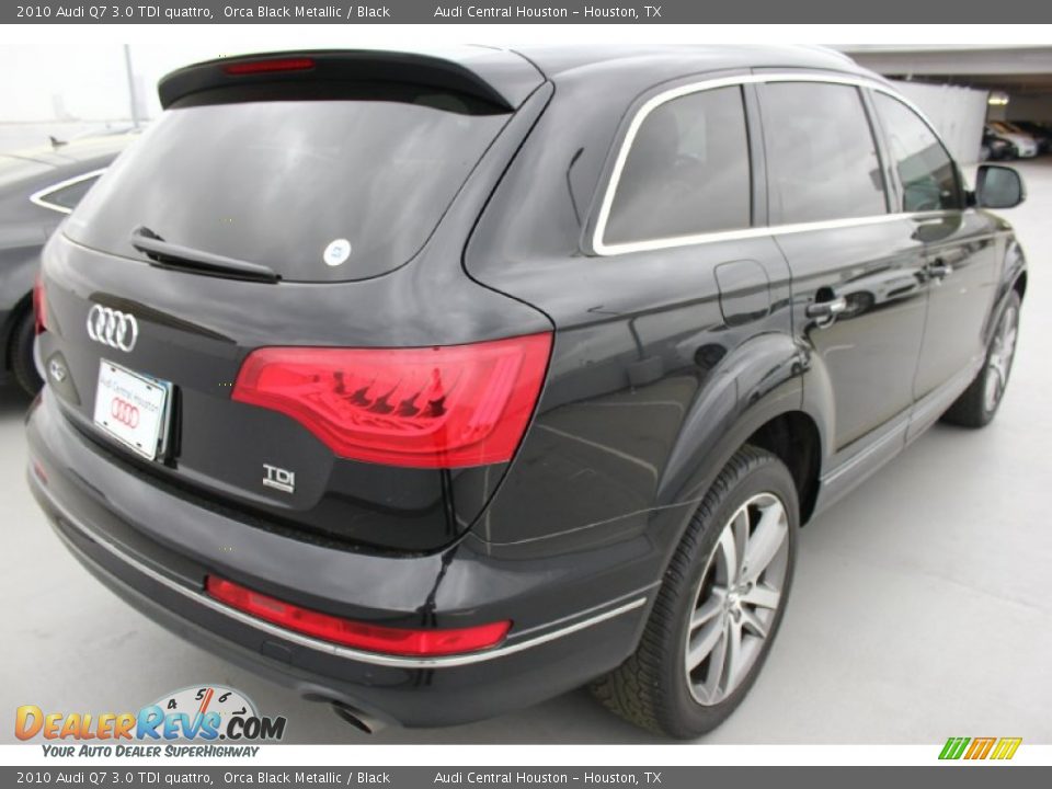 2010 Audi Q7 3.0 TDI quattro Orca Black Metallic / Black Photo #7