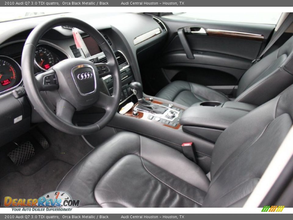 2010 Audi Q7 3.0 TDI quattro Orca Black Metallic / Black Photo #14
