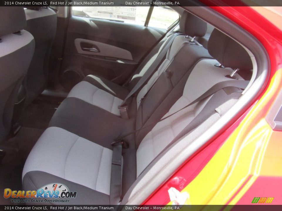 2014 Chevrolet Cruze LS Red Hot / Jet Black/Medium Titanium Photo #12