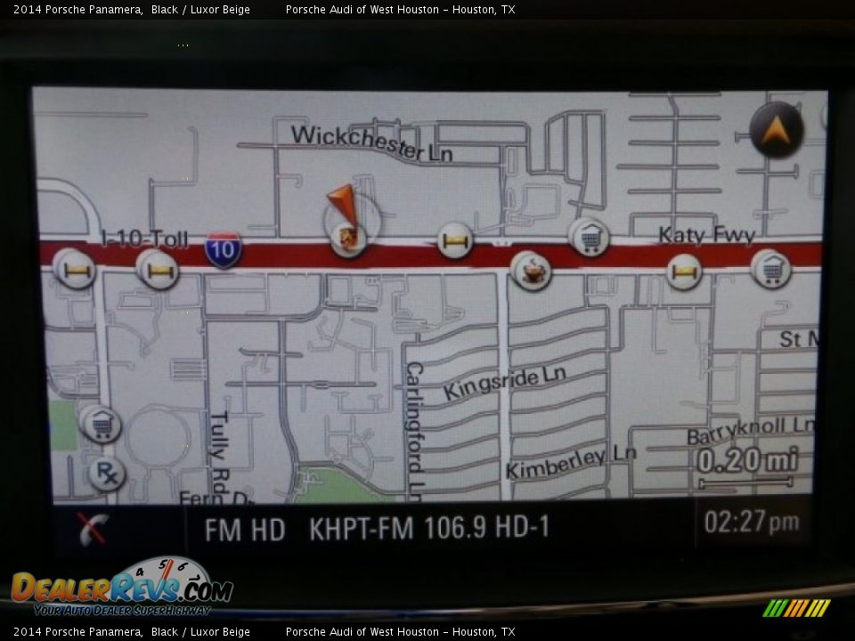 2014 Porsche Panamera Black / Luxor Beige Photo #18