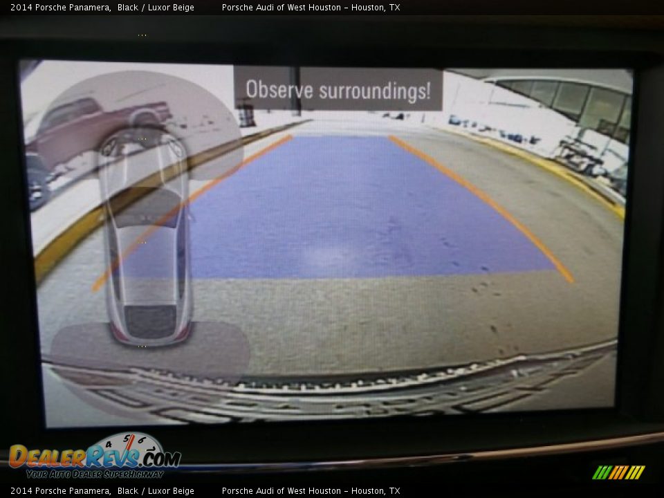 2014 Porsche Panamera Black / Luxor Beige Photo #19