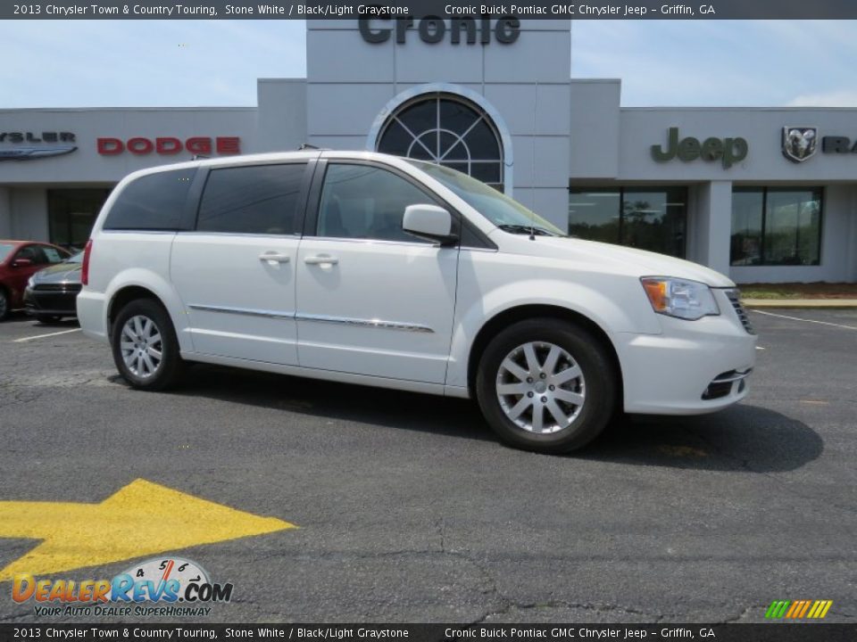 2013 Chrysler Town & Country Touring Stone White / Black/Light Graystone Photo #1