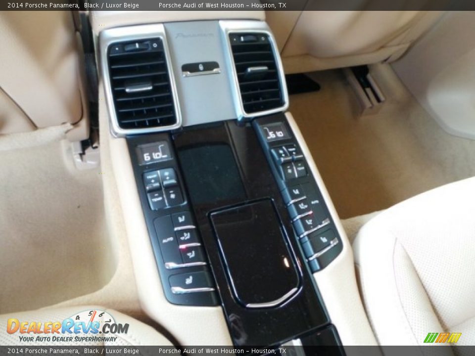 2014 Porsche Panamera Black / Luxor Beige Photo #26