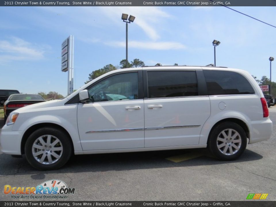 2013 Chrysler Town & Country Touring Stone White / Black/Light Graystone Photo #4