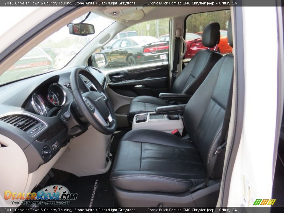 2013 Chrysler Town & Country Touring Stone White / Black/Light Graystone Photo #10