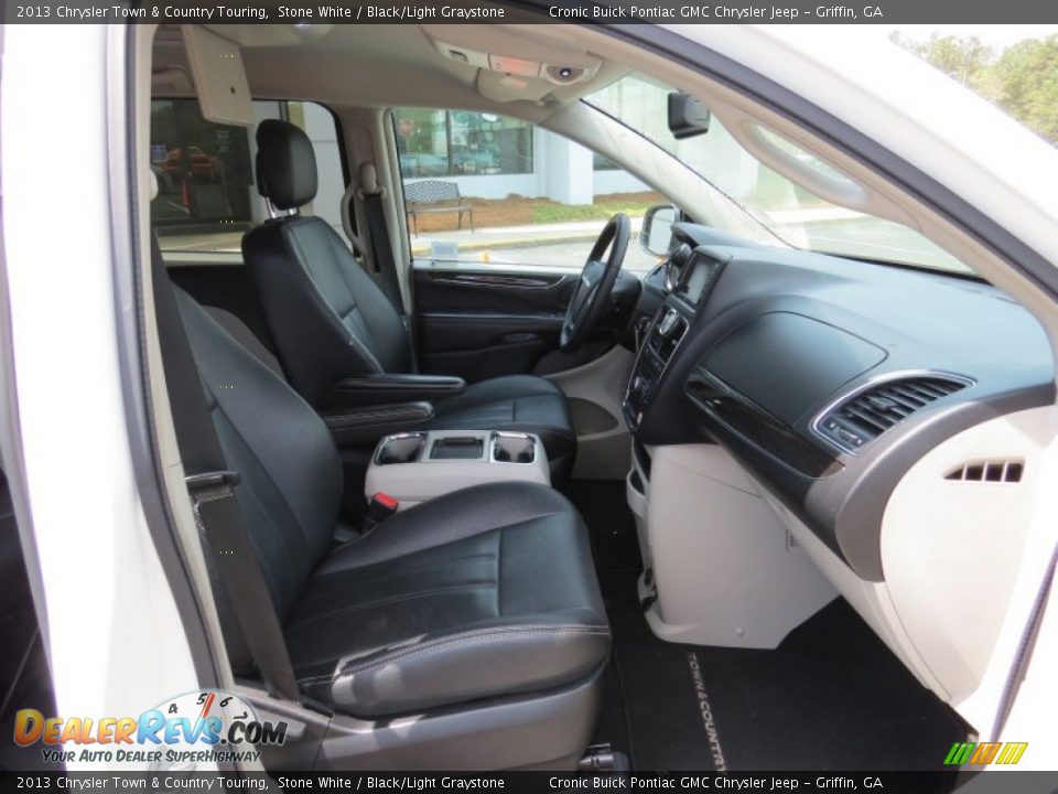 2013 Chrysler Town & Country Touring Stone White / Black/Light Graystone Photo #17