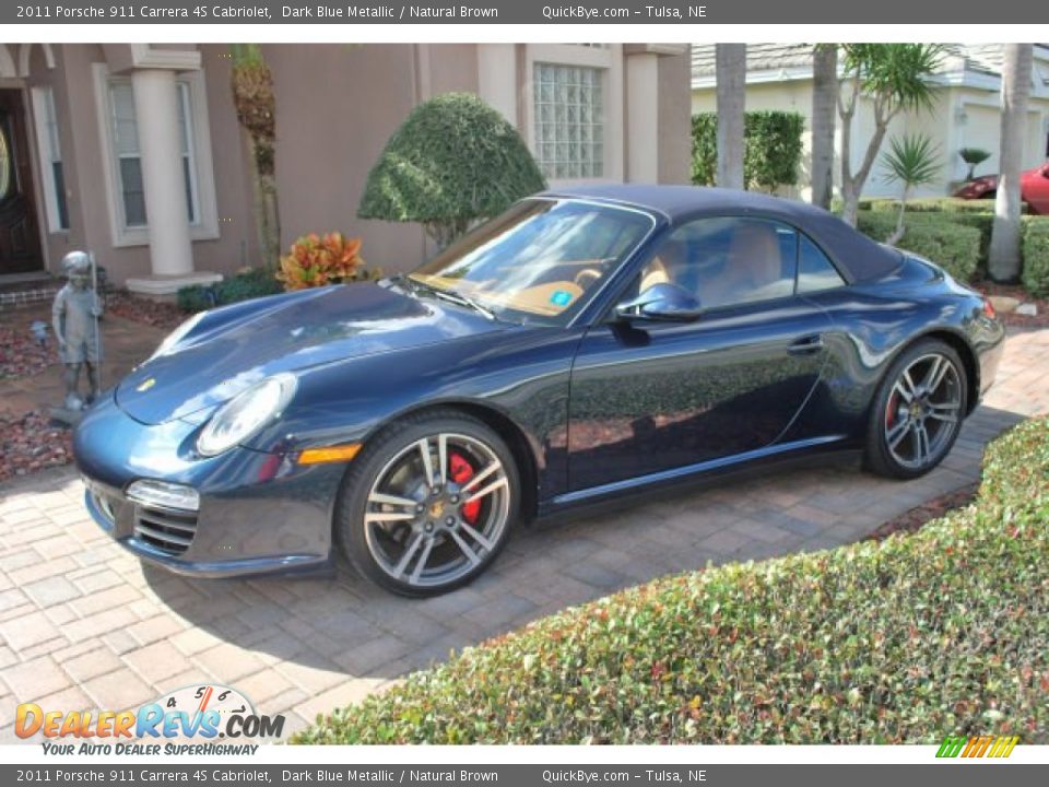 Front 3/4 View of 2011 Porsche 911 Carrera 4S Cabriolet Photo #2