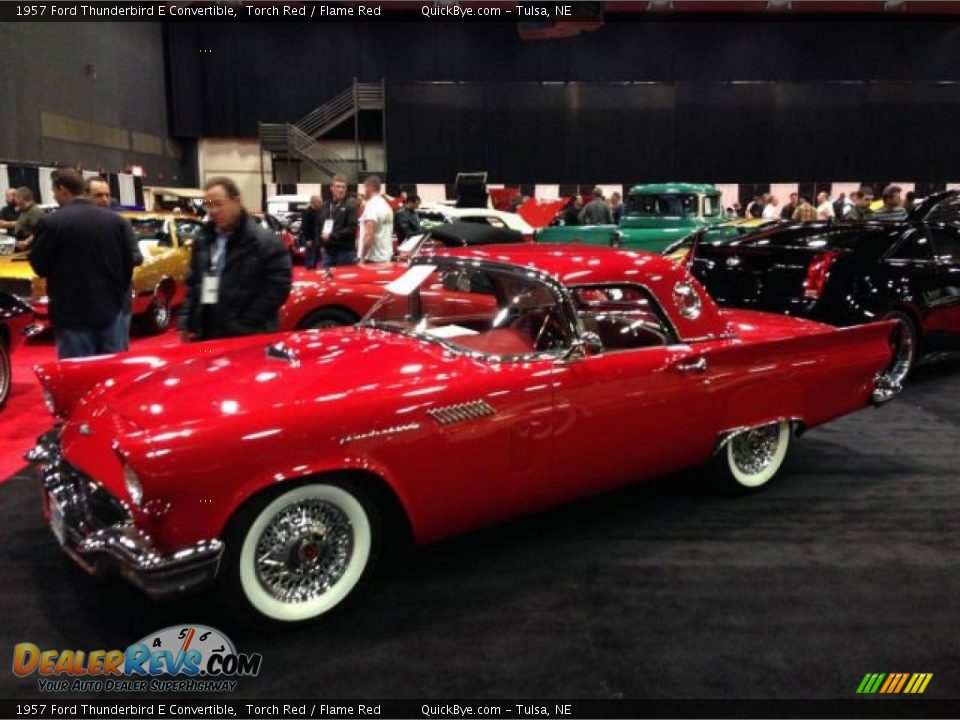 1957 Ford Thunderbird E Convertible Torch Red / Flame Red Photo #1