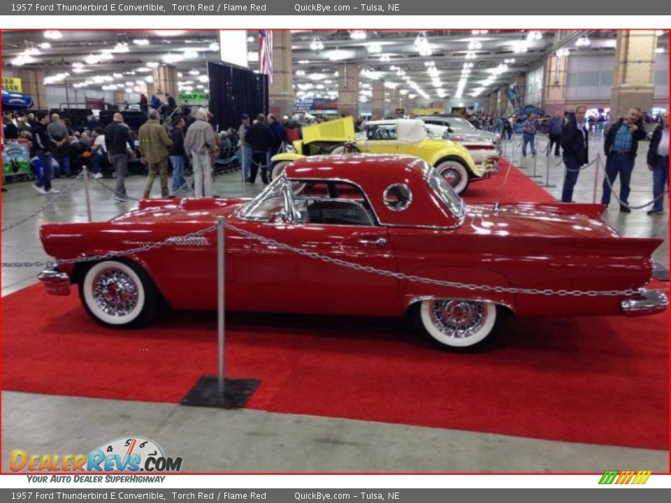 Torch Red 1957 Ford Thunderbird E Convertible Photo #2
