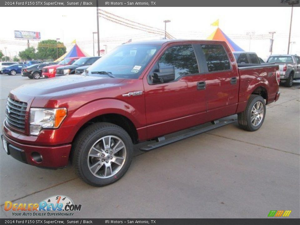 2014 Ford F150 STX SuperCrew Sunset / Black Photo #1