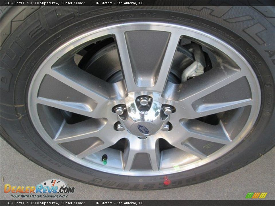 2014 Ford F150 STX SuperCrew Sunset / Black Photo #2