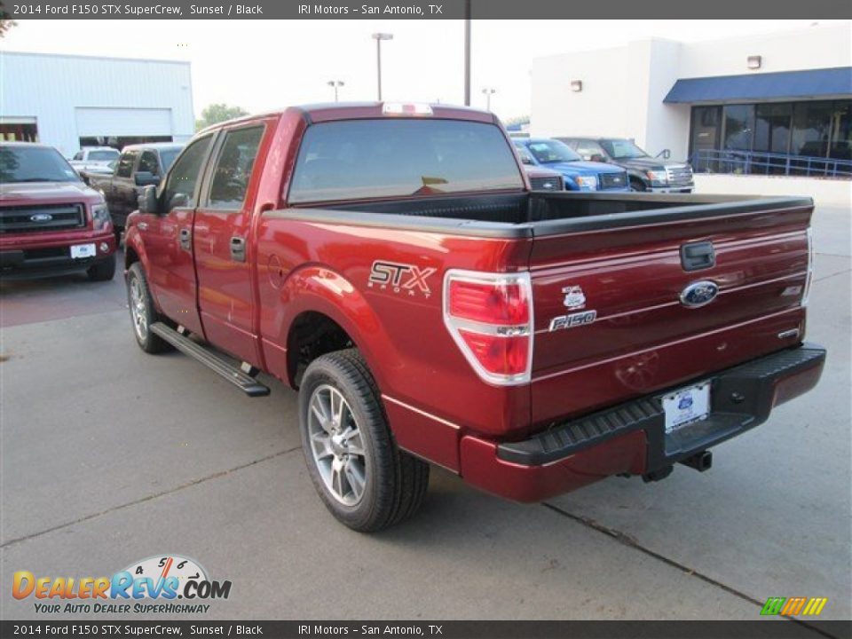 2014 Ford F150 STX SuperCrew Sunset / Black Photo #3