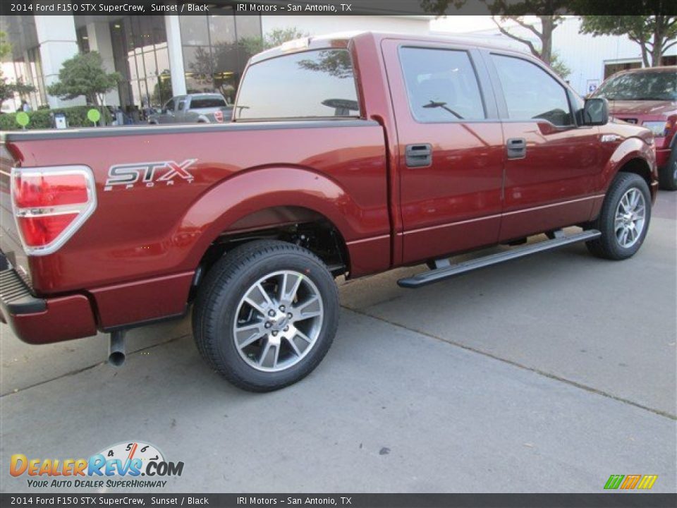 2014 Ford F150 STX SuperCrew Sunset / Black Photo #4