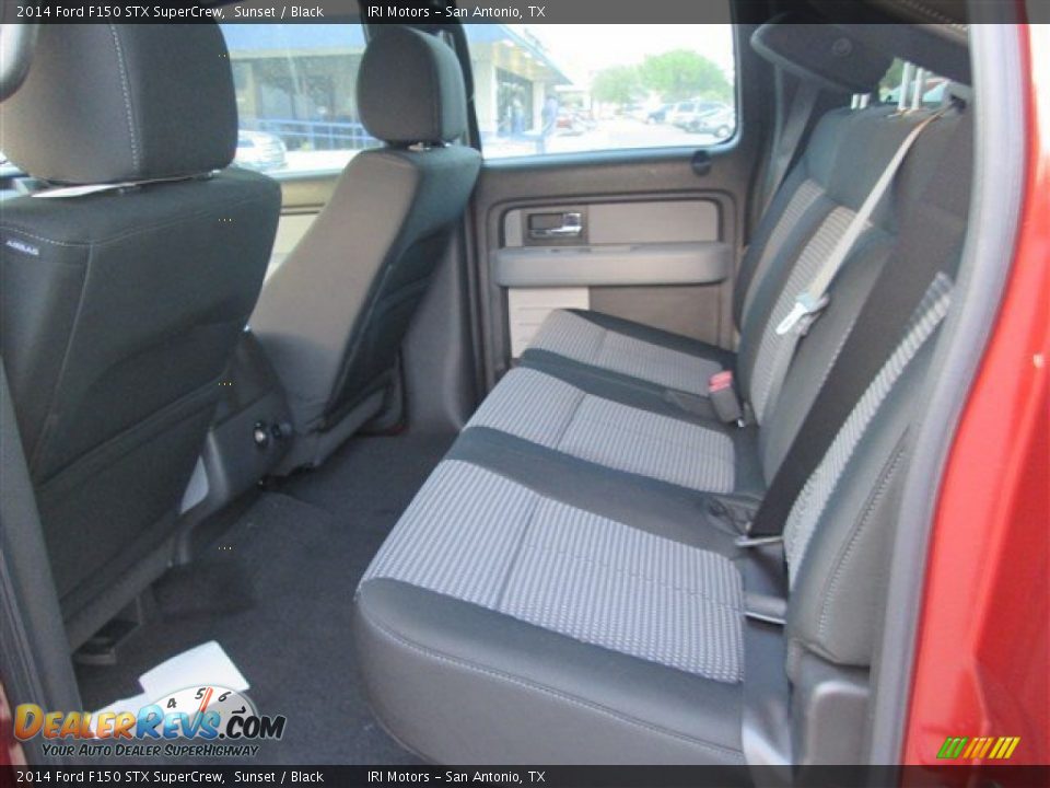 2014 Ford F150 STX SuperCrew Sunset / Black Photo #7