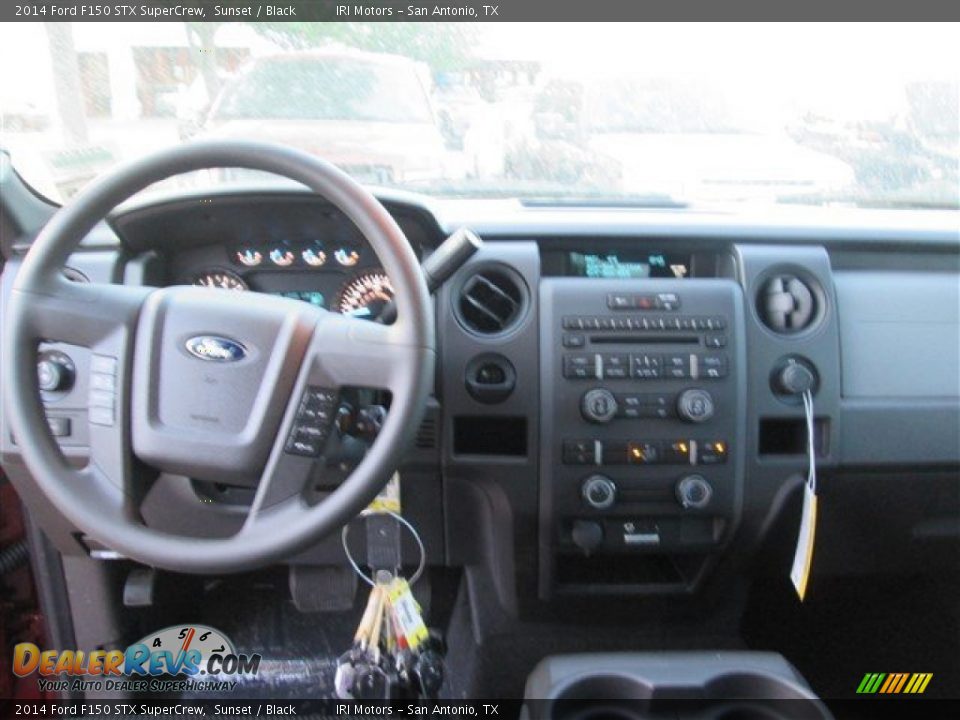 2014 Ford F150 STX SuperCrew Sunset / Black Photo #8