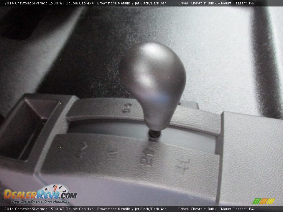 2014 Chevrolet Silverado 1500 WT Double Cab 4x4 Brownstone Metallic / Jet Black/Dark Ash Photo #11