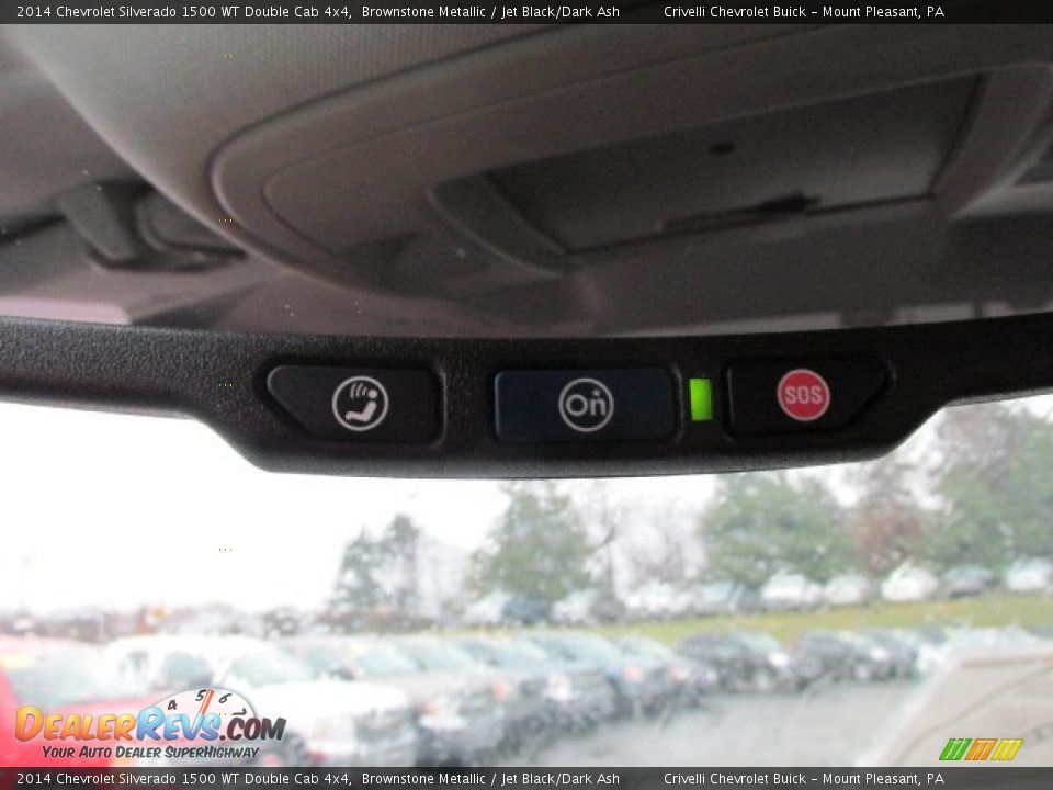 2014 Chevrolet Silverado 1500 WT Double Cab 4x4 Brownstone Metallic / Jet Black/Dark Ash Photo #13